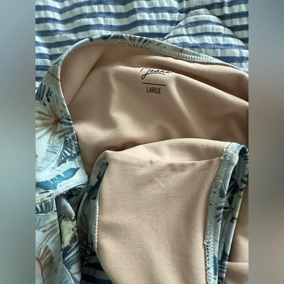 Kortni Jeane Large Gone Bananas Tie-Up-Front Bottoms NWOT - Picture 3 of 12